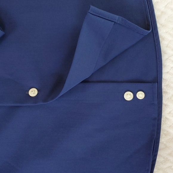 Nordstrom TechSmart Navy LongSleeve Button Up Dress Shirt Men’s Size 16.5 32-33 - Picture 11 of 16